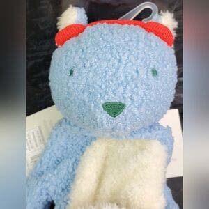 Cloud Island Blue Big Tail Squirrel w/ Acorn Pocket Plush Security Blanket - NWT